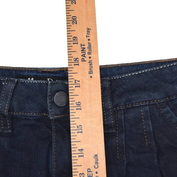 Massimo Dutti Dark Denim Skirt Minimalist 90s Y2k Streetwear Sz 27 Eur 36 - Picture 5 of 7